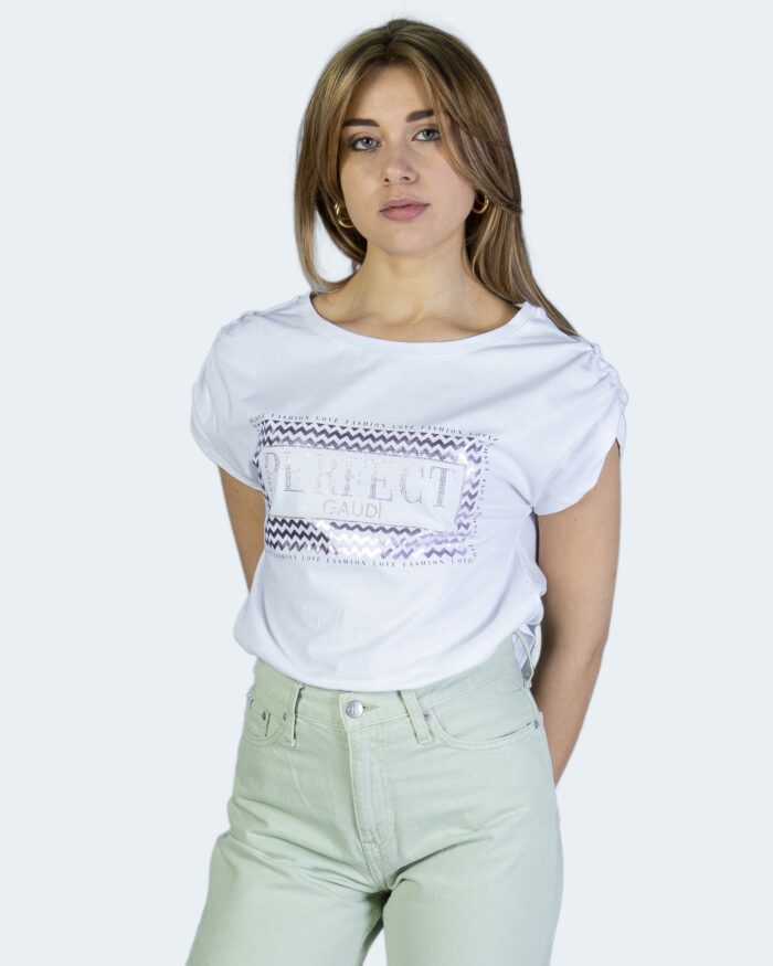 T-shirt Gaudì Jeans ARRICCIATA Bianco – 89270