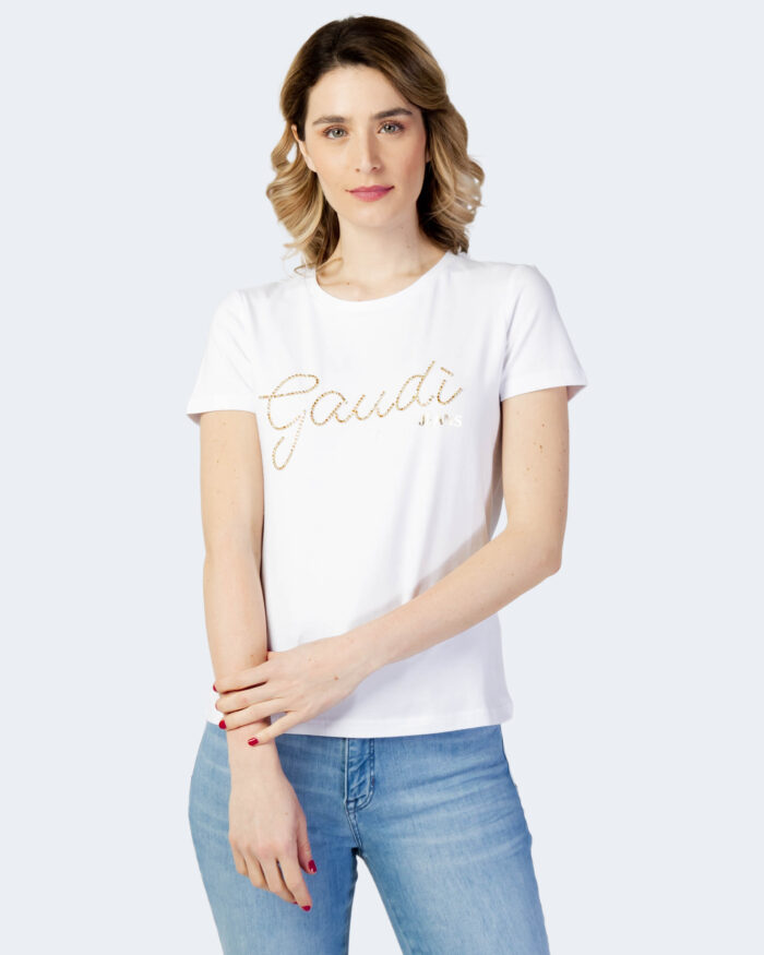 T-shirt Gaudì Jeans LOGO PIETRE Bianco – 89011