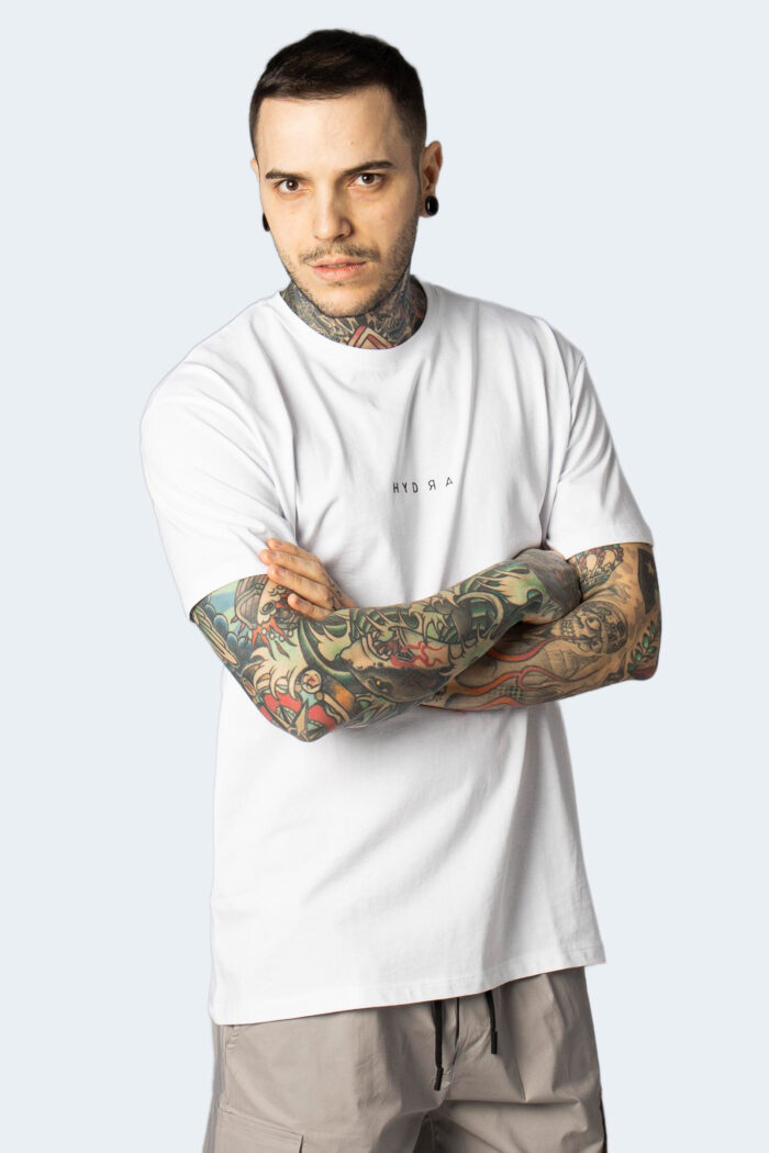 T-shirt Hydra Clothing LOGO PICCOLO CENTRALE Bianco – 86733