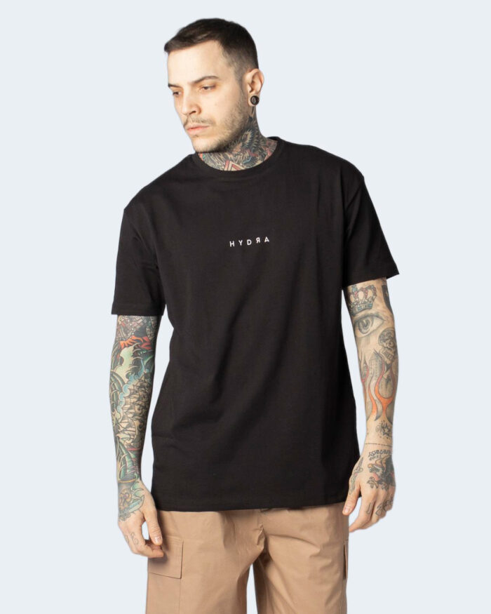 T-shirt Hydra Clothing LOGO PICCOLO CENTRALE Nero – 86733