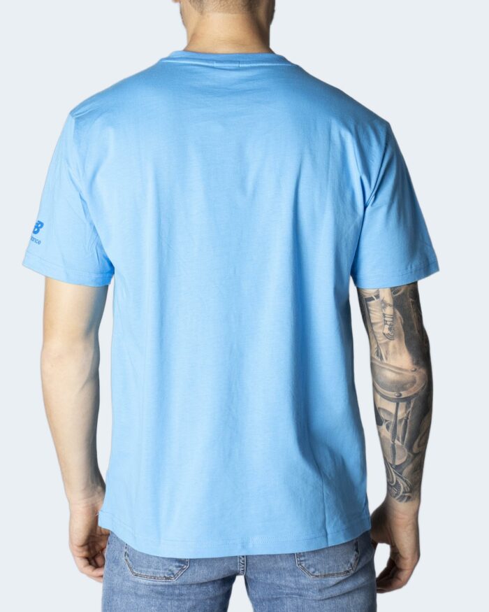 T-shirt New Balance Essentials Celebrate Split Logo Tee Celeste – 88406