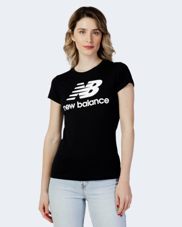 T-shirt New Balance ESSE ST LOGO TEE Nero - Foto 1