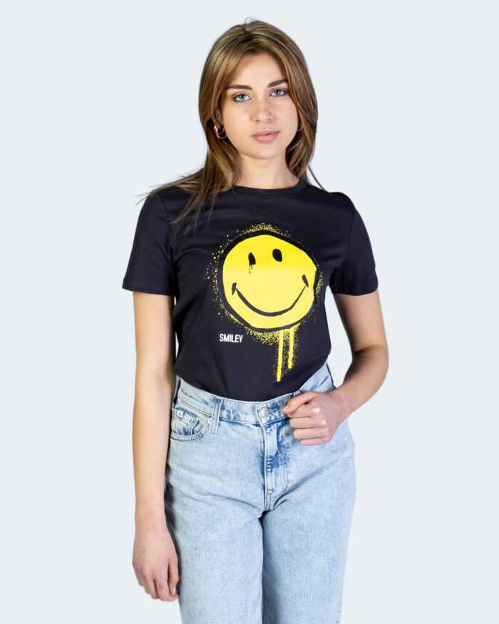 T-shirt Only ONLSMILEY SS O-NECK T-SHIRT NN Antracite – 80681