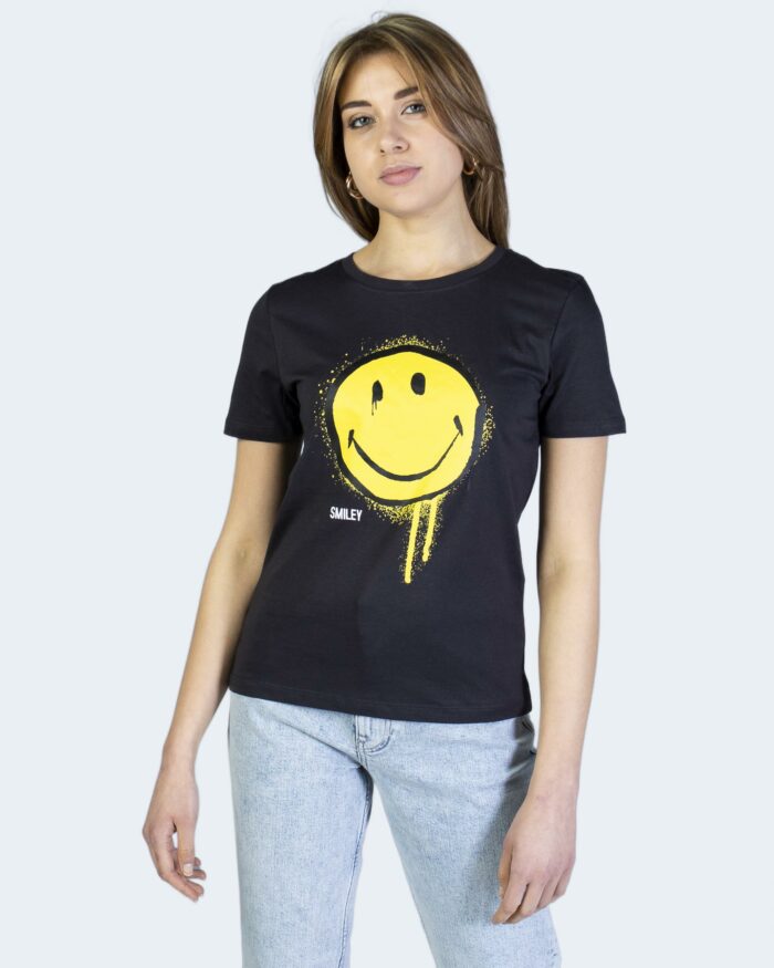 T-shirt Only ONLSMILEY SS O-NECK T-SHIRT NN Antracite – 80681