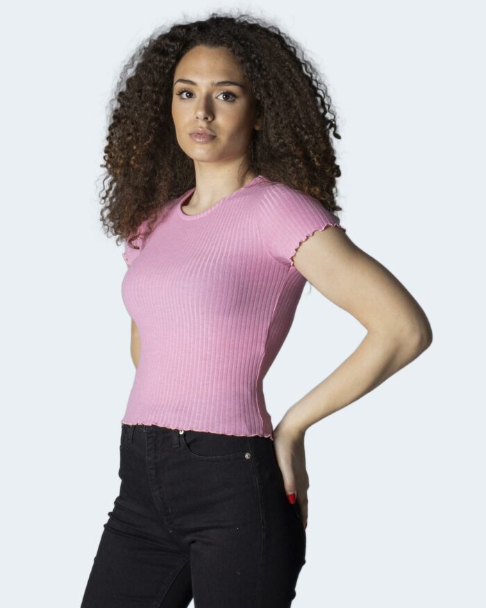T-shirt Only ONLEMMA S/S SHORT TOP NOOS JRS Fuxia – 80399