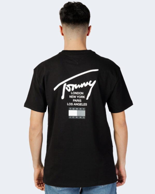 T-shirt Tommy Hilfiger Jeans TJM MODERN ESSENTIAL Nero - Foto 4