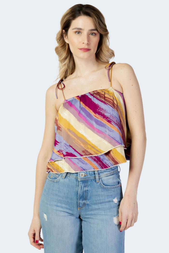 Top Only ONLPHILIPPA CROPPED SINGLET PTM Viola – 80655
