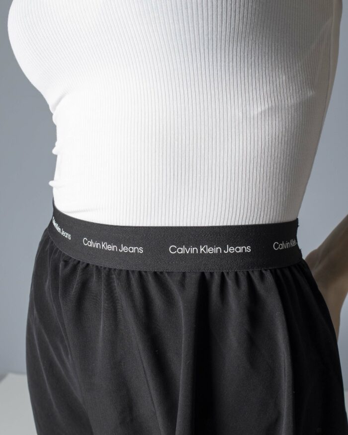 Vestito corto Calvin Klein CONTRAST TAPE ELASTI Bianco – 81152