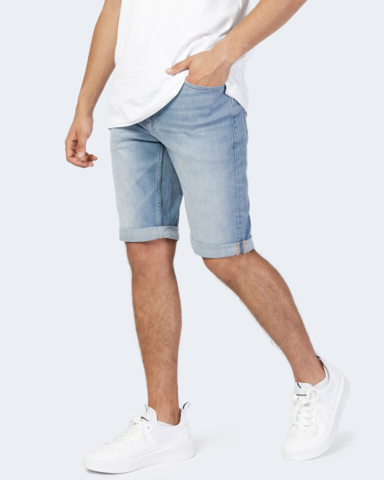 Bermuda Calvin Klein Jeans SLIM SHORT Denim chiaro - Foto 1