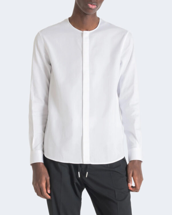Camicia manica lunga Antony Morato STRAIGHT FIT Bianco - Foto 1