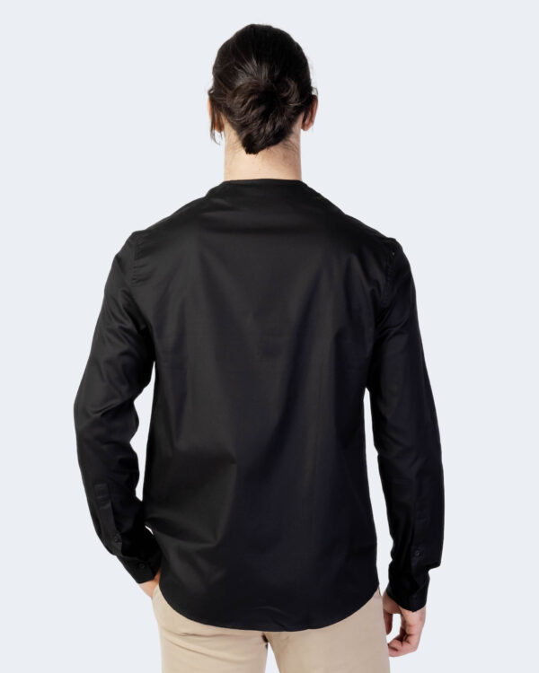 Camicia manica lunga Antony Morato STRAIGHT FIT Nero - Foto 3