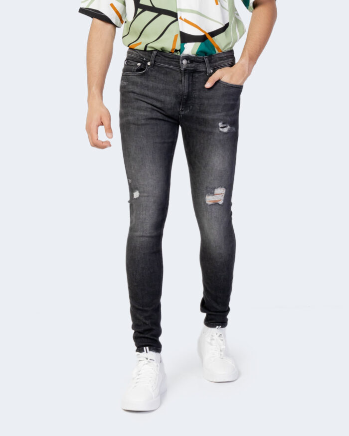 Jeans skinny Calvin Klein SUPER SKINNY Nero – 81132