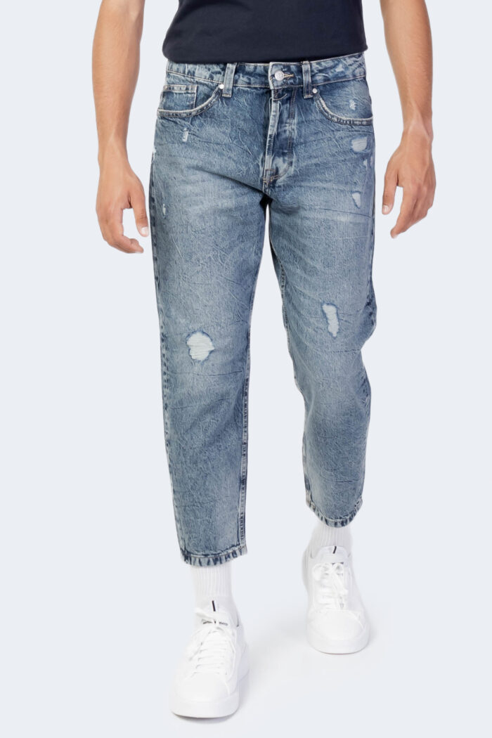 Jeans slim Only & Sons ONSAVI BEAM TAP CROP BLUE PK 2839 NOOS Blue Denim – 80779