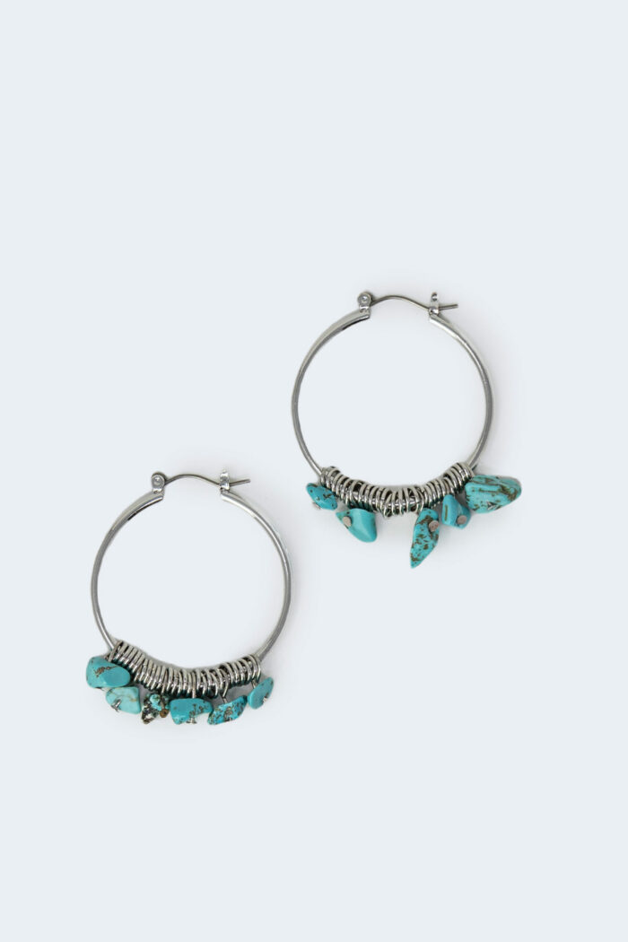 Orecchini Pieces PCVIONY HOOP EARRINGS SWW Argento