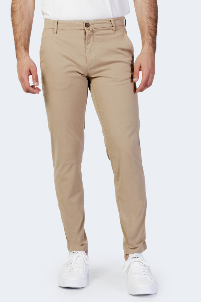 Pantaloni skinny Borghese CHINO LONG PREMIUM TWILL PR04 Beige – 90521