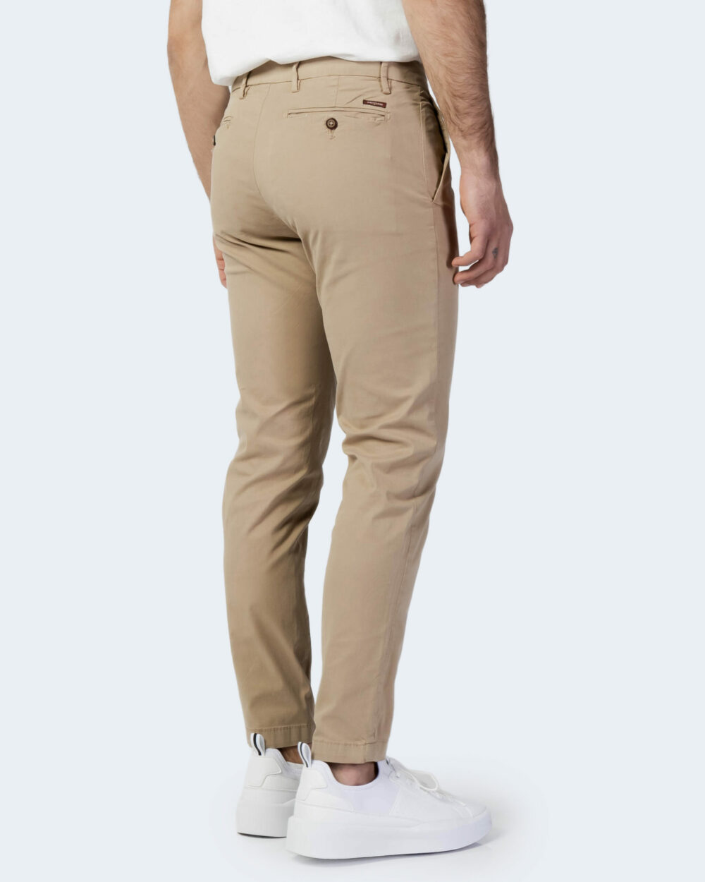 Pantaloni skinny Borghese CHINO LONG PREMIUM TWILL PR04 Beige - Foto 3