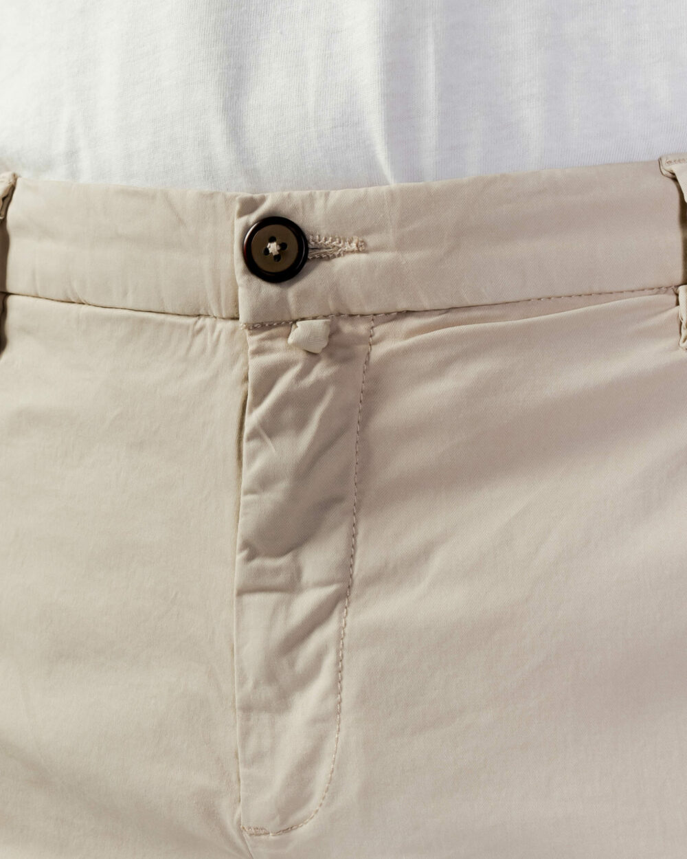 Pantaloni skinny Borghese CHINO LONG PREMIUM TWILL PR04 Beige scuro - Foto 5