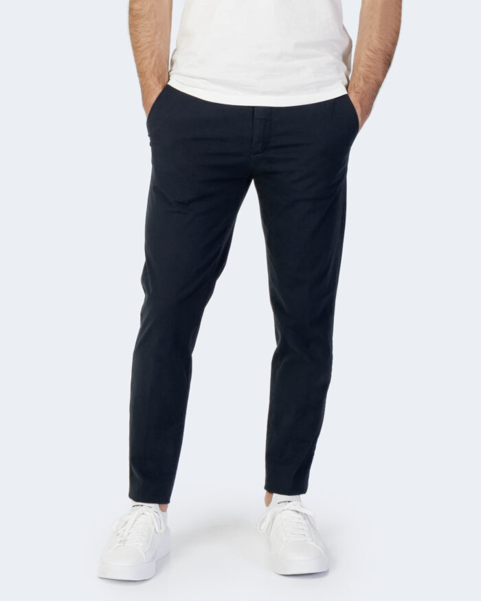 Pantaloni skinny Borghese CHINO LONG PREMIUM TWILL PR04 Blu – 90521
