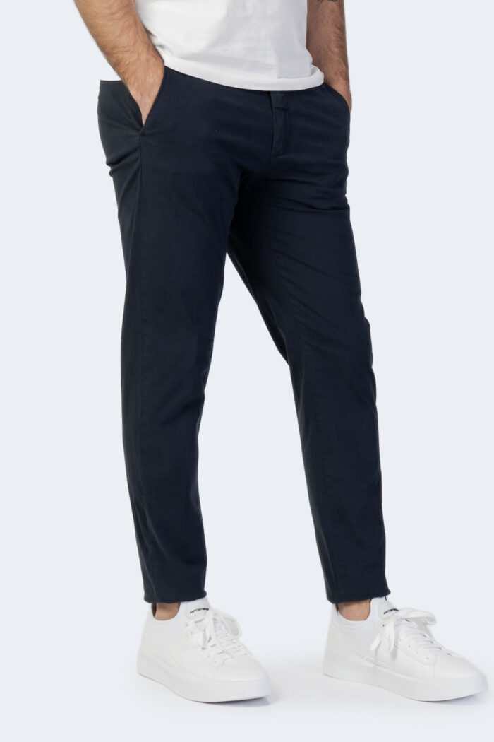 Pantaloni skinny Borghese CHINO LONG PREMIUM TWILL PR04 Blu – 90521