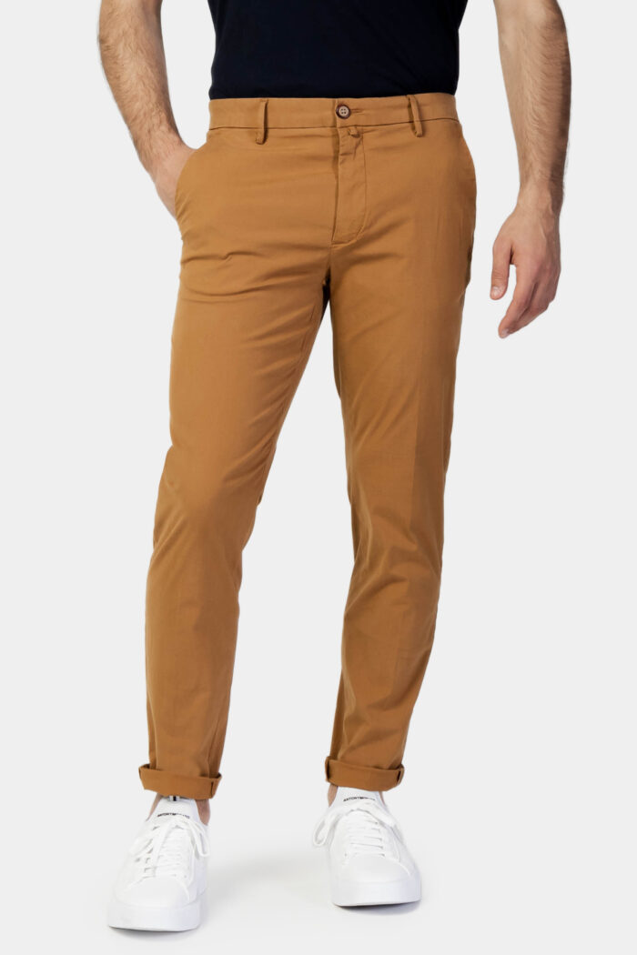 Pantaloni skinny Borghese CHINO LONG PREMIUM TWILL PR04 Marrone – 90521