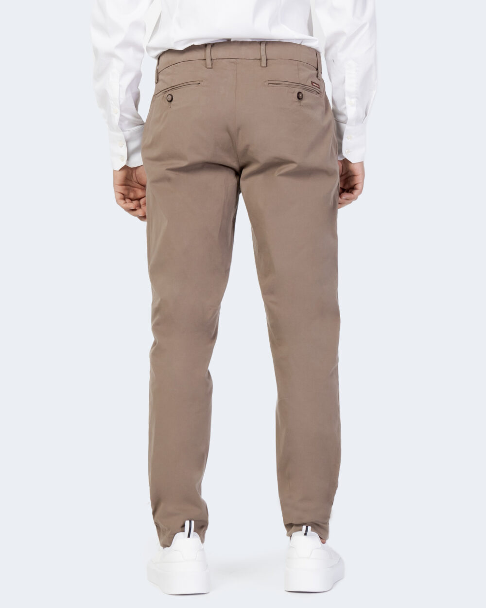 Pantaloni skinny Borghese CHINO LONG PREMIUM TWILL PR04 Terra - Fango - Foto 3