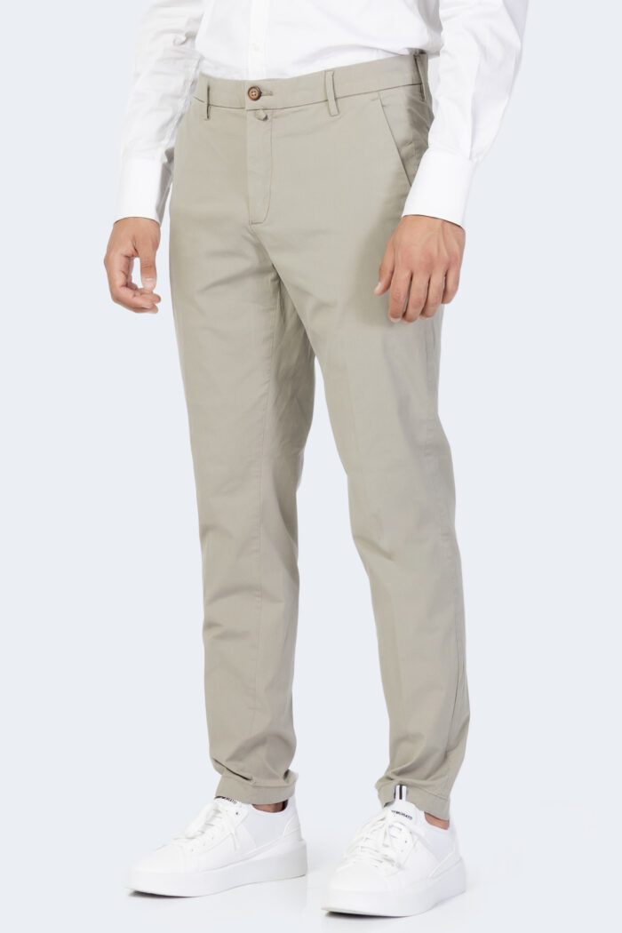 Pantaloni skinny Borghese CHINO LONG PREMIUM TWILL PR04 Verde – 90521