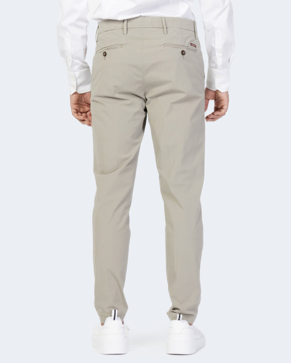Pantaloni skinny Borghese CHINO LONG PREMIUM TWILL PR04 Verde - Foto 3