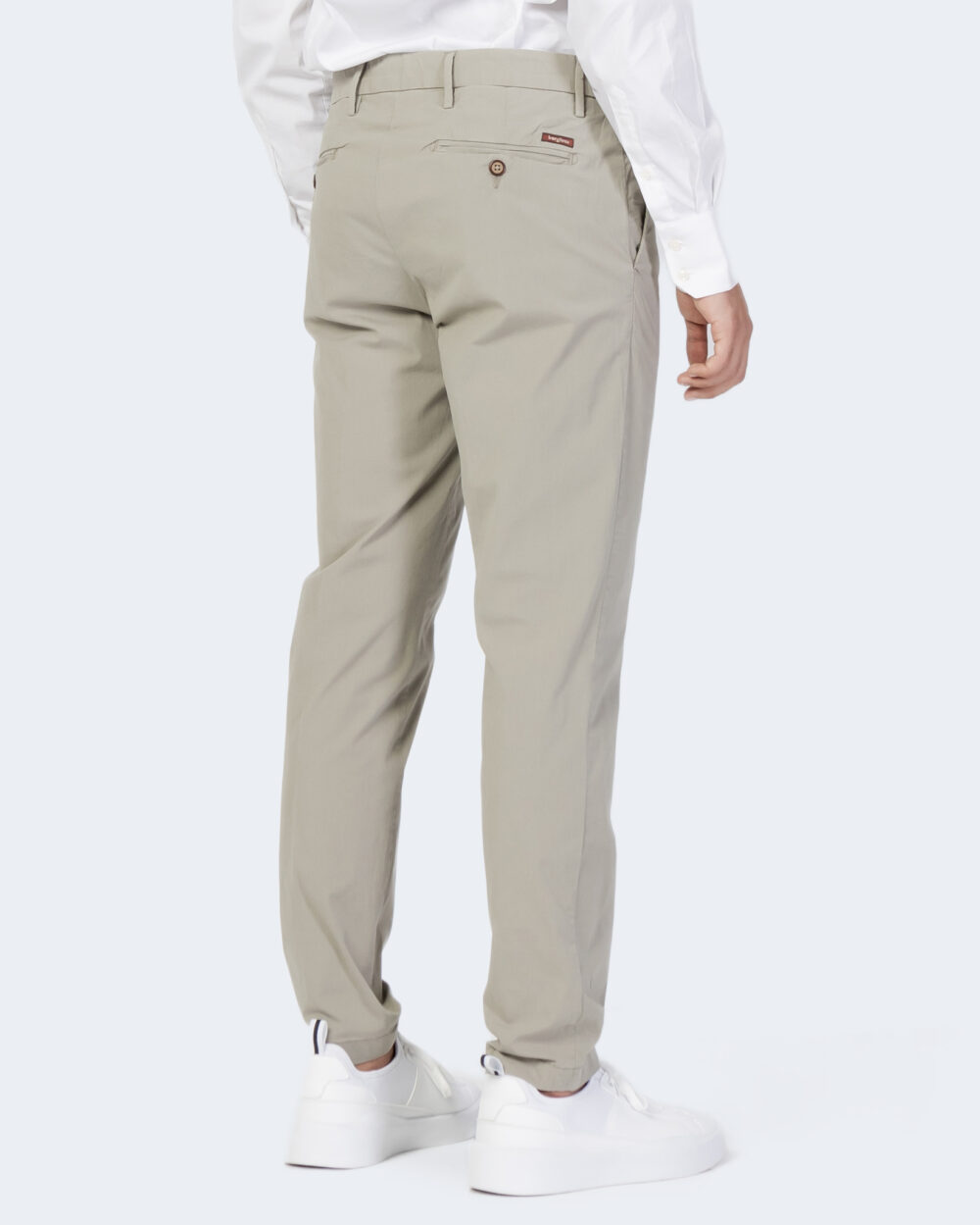 Pantaloni skinny Borghese CHINO LONG PREMIUM TWILL PR04 Verde - Foto 5