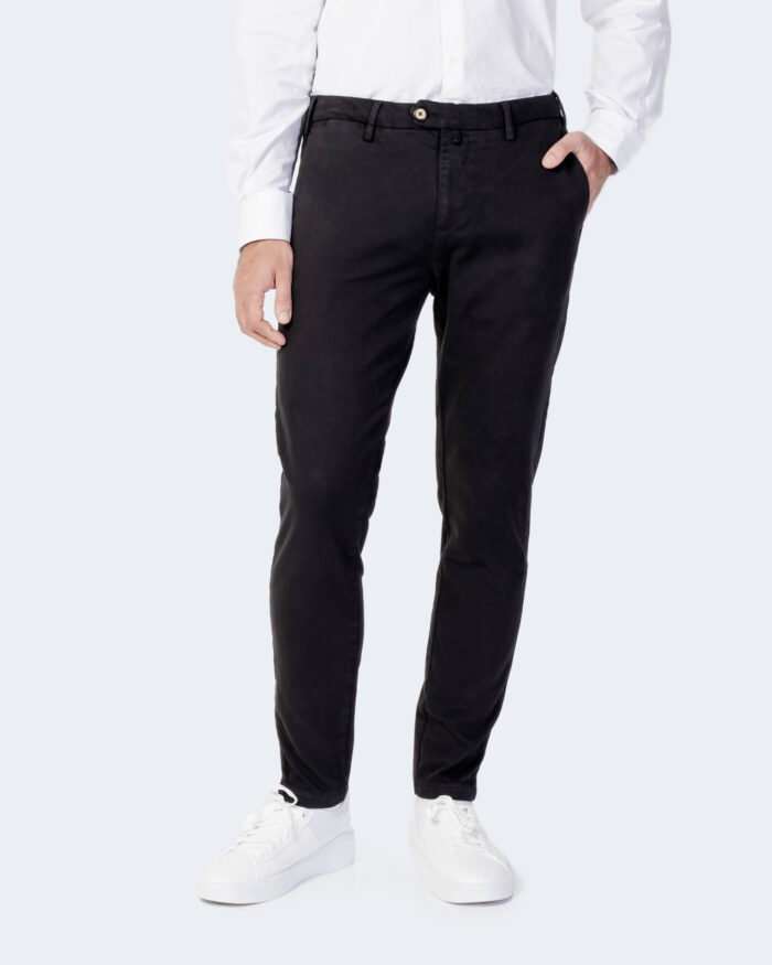 Pantaloni skinny Tela Cotton VPTA TELA TWILL Nero – 80034