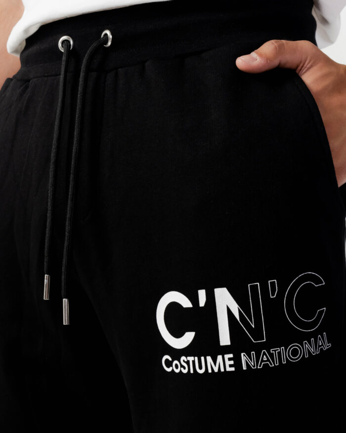 Pantaloni sportivi Cnc Costume National STAMPA LOGO Nero – 88558