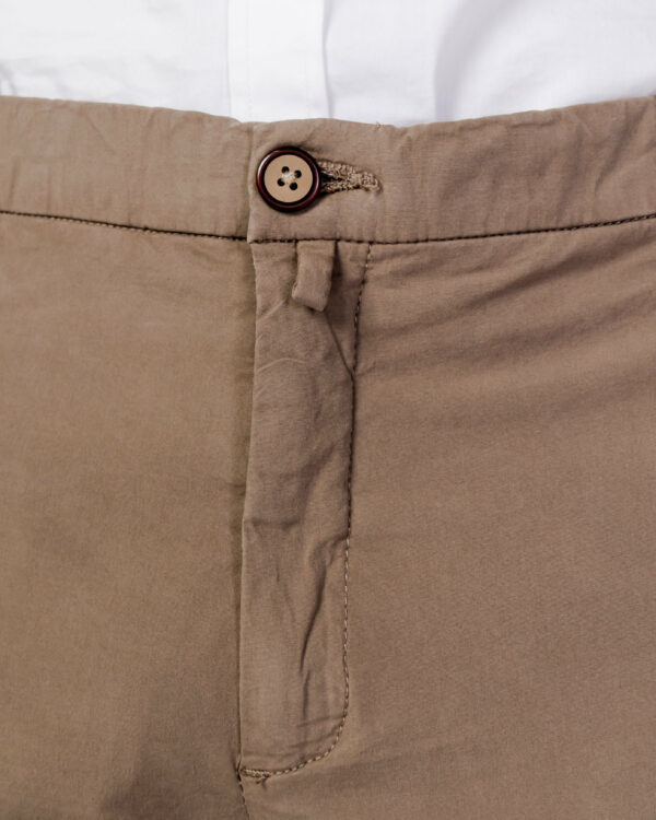 Pantaloni tapered Borghese CHINO LONG Terra - Fango - Foto 5