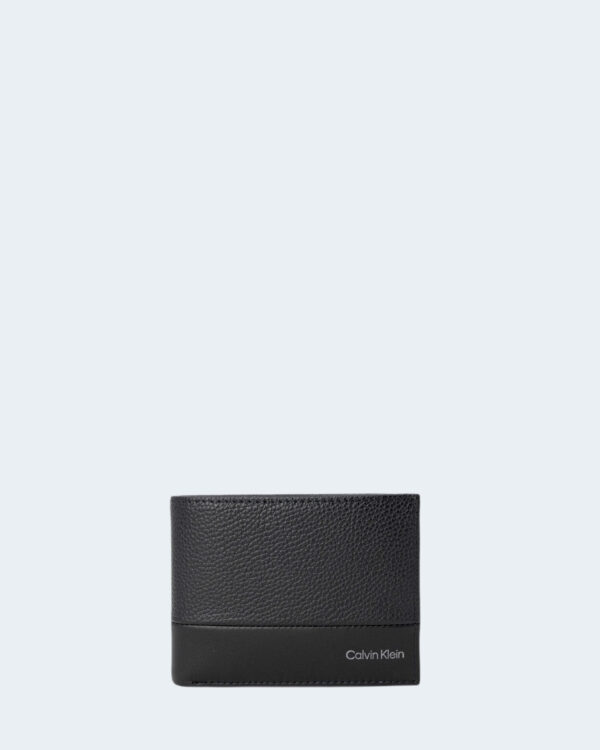 Portafoglio con portamonete Calvin Klein SUBTLE MIX BIFOLD 5CC W/COIN L Nero - Foto 1