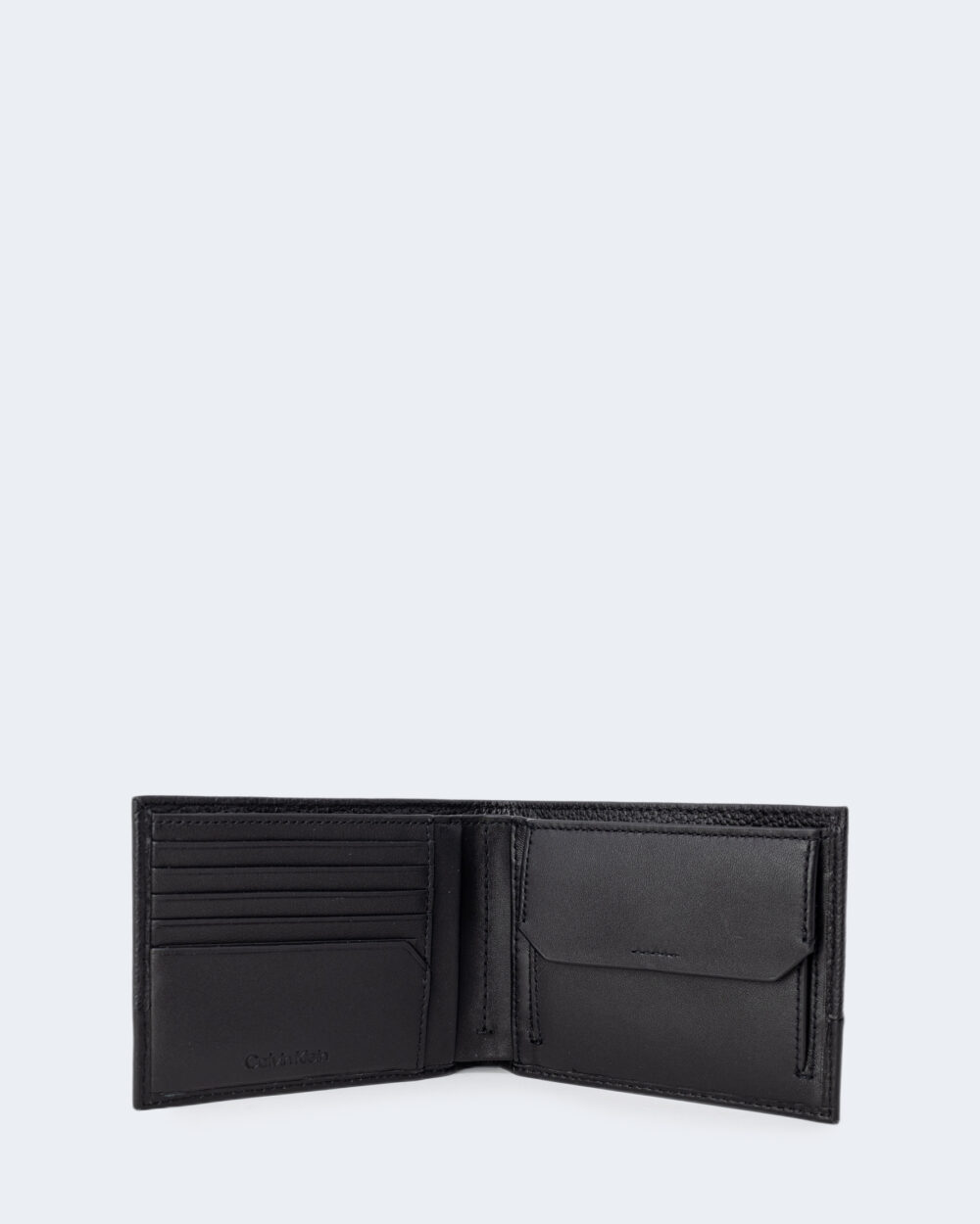 Portafoglio con portamonete Calvin Klein SUBTLE MIX BIFOLD 5CC W/COIN L Nero - Foto 2