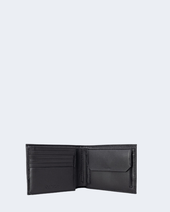 Portafoglio con portamonete Calvin Klein SUBTLE MIX TRIFOLD 10CC W/COIN Nero – 90589