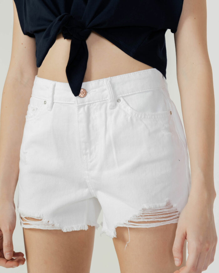 Shorts Only ONLPACY HW DNM SHORTS NOOS Bianco – 80714