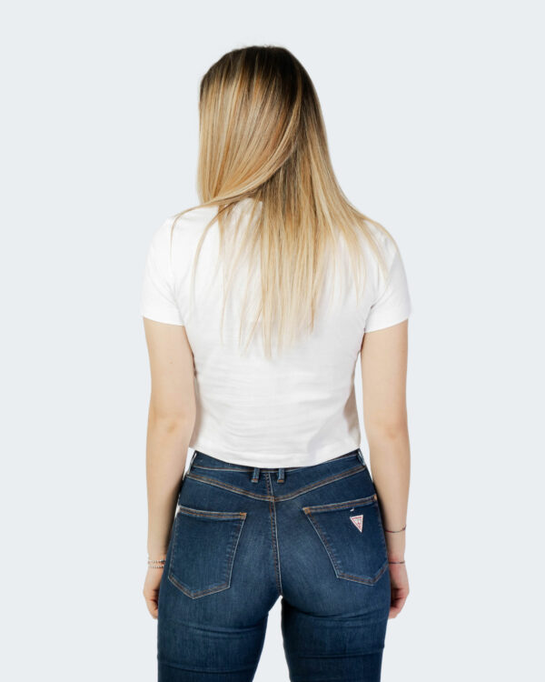 T-shirt Calvin Klein Jeans SEASONAL MONOGRAM BA Bianco - Foto 4