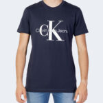 T-shirt Calvin Klein Jeans CORE MONOGRAM SLIM TEE Blu - Foto 4