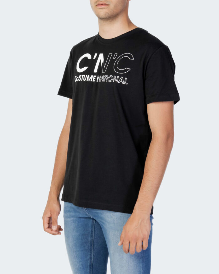 T-shirt Cnc Costume National LOGO FRONTALE Nero – 88559