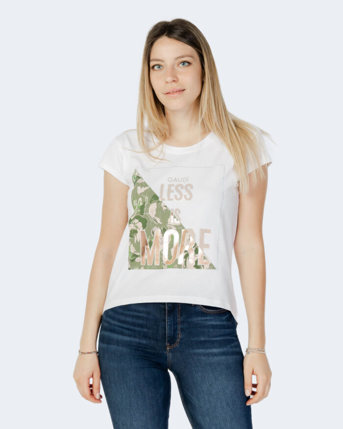 T-shirt Gaudì Jeans LESS IS MORE Bianco – 90168