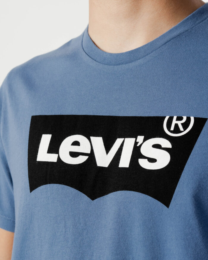 T-shirt Levi’s® GRAPHIC CREWNECK TEE BW SSNL COLOR SUNSE Blu – 90396