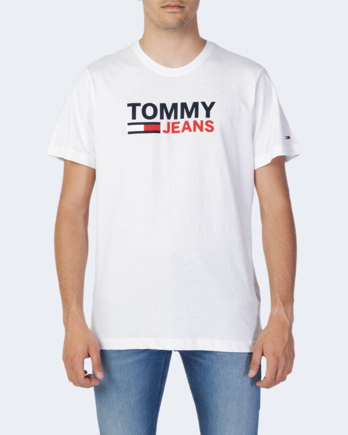 T-shirt Tommy Hilfiger TJM CORP LOGO TEE Bianco – 90172