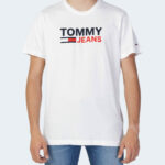 T-shirt Tommy Hilfiger Jeans TJM CORP LOGO TEE Bianco - Foto 1