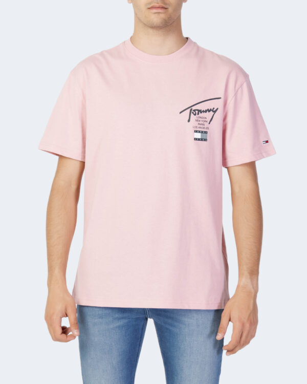 T-shirt Tommy Hilfiger Jeans TJM MODERN ESSENTIAL Rosa - Foto 1