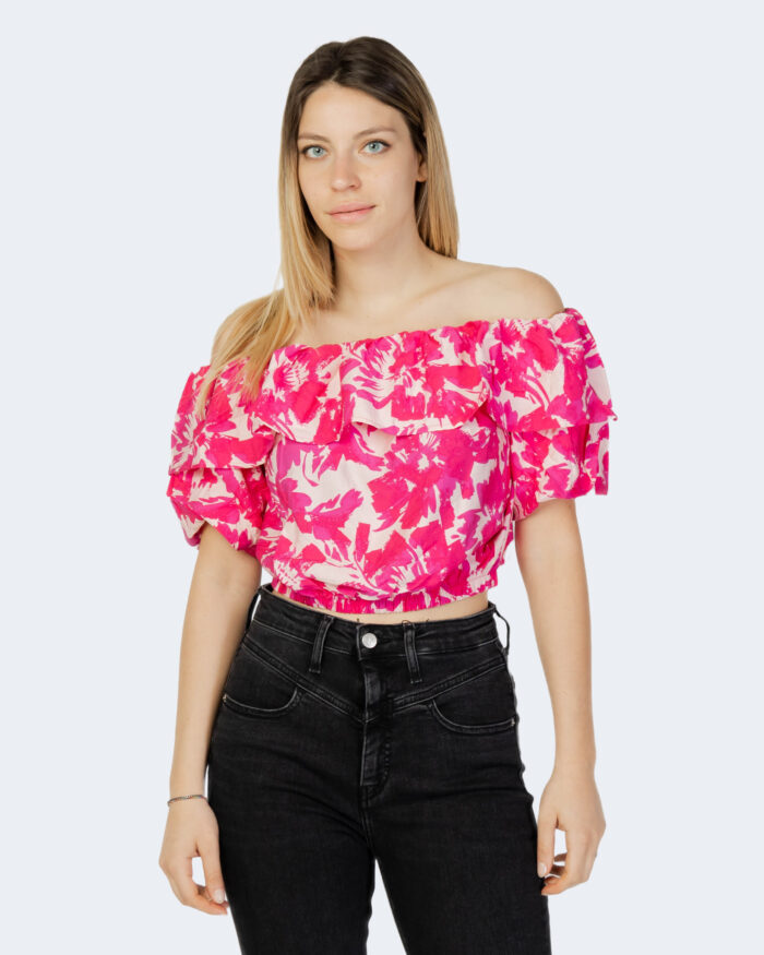 Top Only ONLPETRA LIFE 2/4 CROPPED TOP PTM Fuxia – 80625