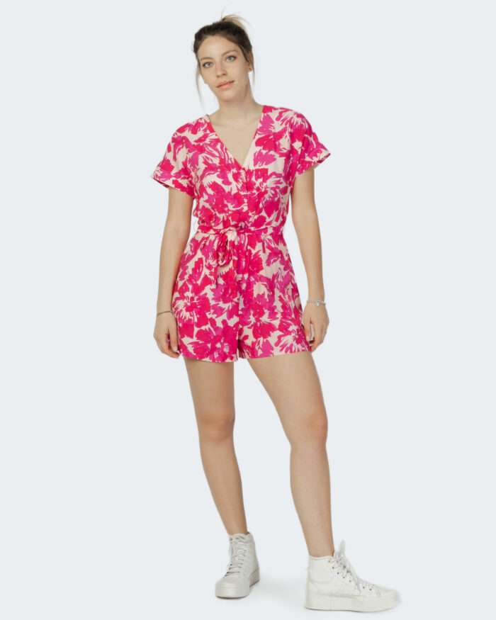 Tutina Only ONLPETRA LIFE S/S PLAYSUIT PTM Fuxia – 80624