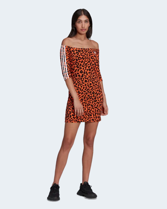 Vestito midi Adidas Originals DRESS Arancione – 82434
