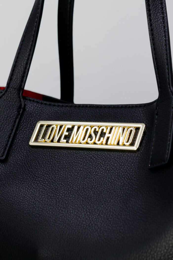 Borsa Love Moschino LOGO ORO Nero – 92211