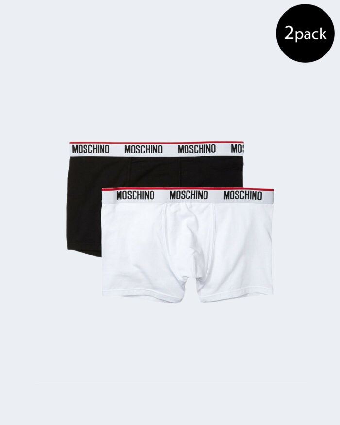 Boxer Moschino Underwear TRUNK BIPACK Bianco – 88539