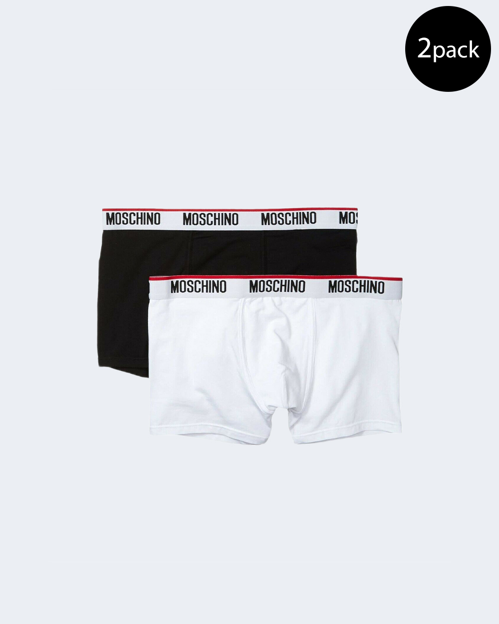 Boxer Moschino Underwear TRUNK BIPACK Bianco - Foto 1