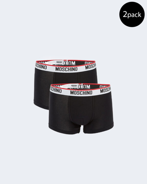 Boxer Moschino Underwear TRUNK BIPACK Nero - Foto 1